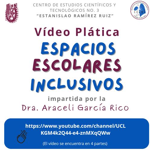 Video Platica Espacios Escolares